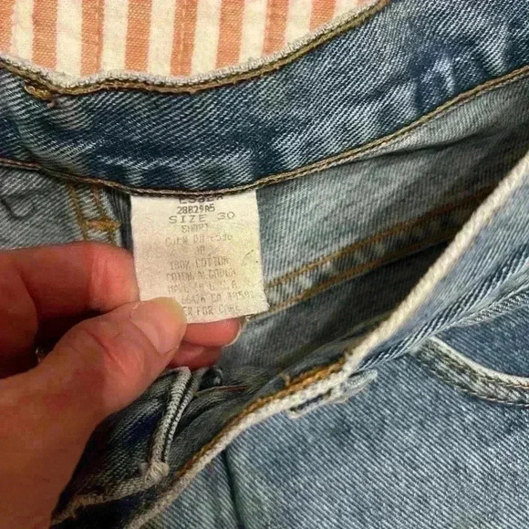 Vintage Pepe London Denim Shorts 90’s Denim shorts size 30 - Picture 10 of 12